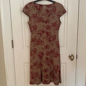 Toad & Co Rosemarie Short Sleeve Floral Dress (Size XS)